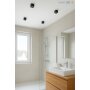 Deckenspots GU10 Bad IP44 Aufbauspot Eckig Schwarz gebürstet 230V | LED Spots Decke Aluminium (Ohne Leuchtmittel)