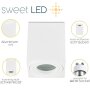 Deckenspots GU10 Bad IP44 Aufbauspot Eckig Weiß 230V | LED Spots Decke Aluminium (Ohne Leuchtmittel)