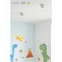 Deckenspots LED GU10 Alu Gebürstet Rund | Aufbaustrahler Decke Aluminium Aufputz Spots Schwenkbar 230V (Ohne Leuchtmittel)