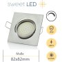 LED Einbaustrahler 5W Dimmbar Flach | 230V Kaltweiß Deckenspots