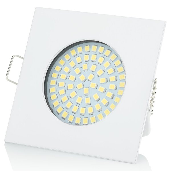 Einbaustrahler LED eckig weiß 3,5W kaltweiß