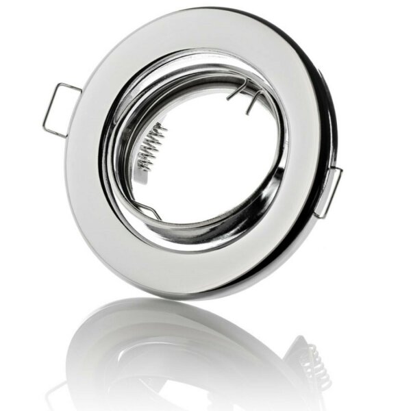 Einbaurahmen rund chrom glänzend IP20 LED