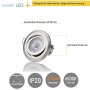 LED Einbaustrahler 5W 3-Step Dimmbar | Kaltweiß Einbauleuchten