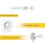 LED Einbauspots 230V GU10 | 10er LED Deckenspots 5W Kaltweiß Weiß