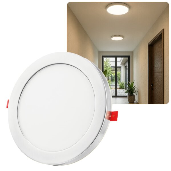 LED Einbaustrahler CCT 12W 15W 18W  Dimmbar | LED Panel 230V