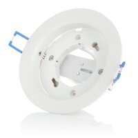 GX53 Einbaurahmen Weiß Matt | Rund Alu 230V...