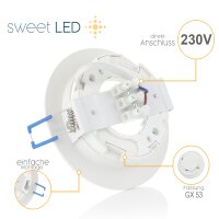 LED Einbaurahmen ohne Leuchtmittel - LED Einbaustrahler...