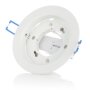 GX53 Einbaurahmen Weiß Matt | Rund Alu 230V Ø95mm Gehäuse