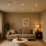 LED Einbaustrahler 5W 230V 3000K Warmweiß | 6er Set Gold Dimmbar