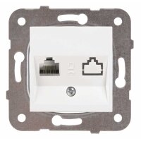 RJ11 Telefondose Unterputz | VIKO Telefonanschluss Cat3...