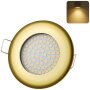 LED Einbaustrahler 3.5W Gold | 230V Flach Warmweiß Deckenspots