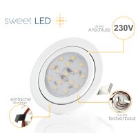 Licht Led Möbel Einbaustrahler 230V - Led...