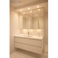 LED IP44 Möbel Einbaustrahler 230V -...