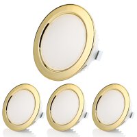 Sparpack Möbel Einbaustrahler Bad IP44 Goldfarbig...