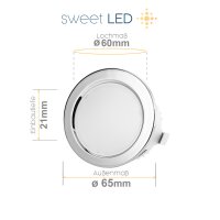 Led Möbel Einbaustrahler 230 Volt - Mini Led...