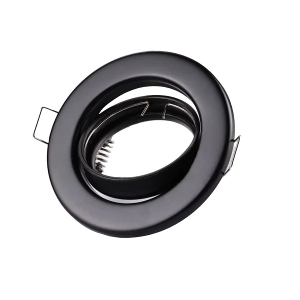 10er Set LED Einbaustrahler GU10 230V | Schwenkbar Schwarz Matt