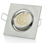 LED Einbaustrahler GU10 3W Kaltweiß Deckenspots Eckig Sparpack