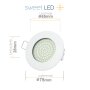LED Einbaustrahler 230V 3.5W | 6er Set Einbauspots Warmweiß