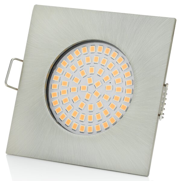 LED Einbaustrahler 6er Set 3,5W | Flach 65mm Einbauleuchten