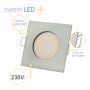 LED Einbaustrahler 6er Set 3,5W | Flach 65mm Einbauleuchten