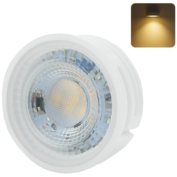 Keramik LED Modul 230V | 5W 320lm Warmweiß flach Ø50mm