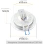 LED Einbaustrahler GX53 8,2W 230V 4000K Neutralweiß | 6er Set Alu