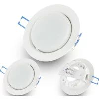 LED Einbaustrahler GX53  flach in Alu weiß matt...