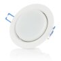 LED Einbaustrahler GX53 230V 8W 4000K | 3er Set Decken Spots