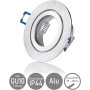 LED Einbaustrahler 5W 230V IP44 | 12er Set GU10 3000K Warmweiß