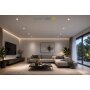 LED Einbaustrahler flach 230V 6er Set | Schwenkbare LED Einbauspots mit austauschbarem 3 CCT LED Modul Deckenspots