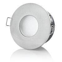 IP54 Einbaurahmen Bad | LED Spots Chrom Gebürstet...