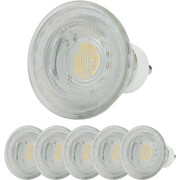 GU10 LED Lampe Dimmbar 7W Warmweiß 3000K 530lm Ersetzt 50W | 6er Set