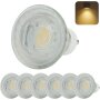 LED GU10 Spot 7W Warmweiß (3000K) 530lm | Ersetzt 50W Halogen 6er Set