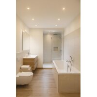 LED Einbaustrahler IP44 Weiß | GU10 7W 3000K...