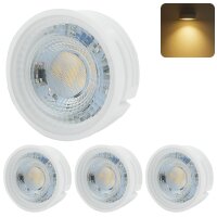 LED Modul 4er Set | 5W 230V Warmweiß 50mm...