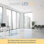 Aufbaustrahler flach weiß matt Aufbauspot Alu 5W LED Modul 6x Aufbauleuchte Sparpack kaltweiß