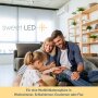 Aufbaustrahler flach weiß matt Aufbauspot Alu 5W LED Modul 6x Aufbauleuchte Sparpack kaltweiß