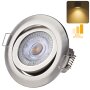 LED Einbaustrahler 5W 3-Step Dimmbar | Flach Einbauleuchten warmweiß