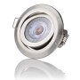 LED Einbaustrahler 5W 3-Step Dimmbar | Flach Einbauleuchten warmweiß