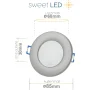 LED Einbaustrahler Badezimmer | IP44 LED Spots Bad 10er Set 3000K 6,5W