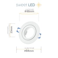 Led Spots Decke IP44 für Badezimmer - LED...