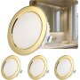 LED Möbeleinbauleuchte 3,5W 12V IP44 | 4er Set 6500K Gold Spots
