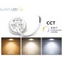 LED Aufbauspots 5W 230V Weiß Schwenkbar | CCT Modul Dimmbar Spot