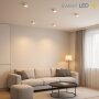 LED Aufbauspot 5W Schwenkbar | 230V CCT Modul Weiß Flach Spots