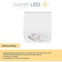 LED Aufbauspot 5W Schwenkbar | 230V CCT Modul Weiß Flach Spots
