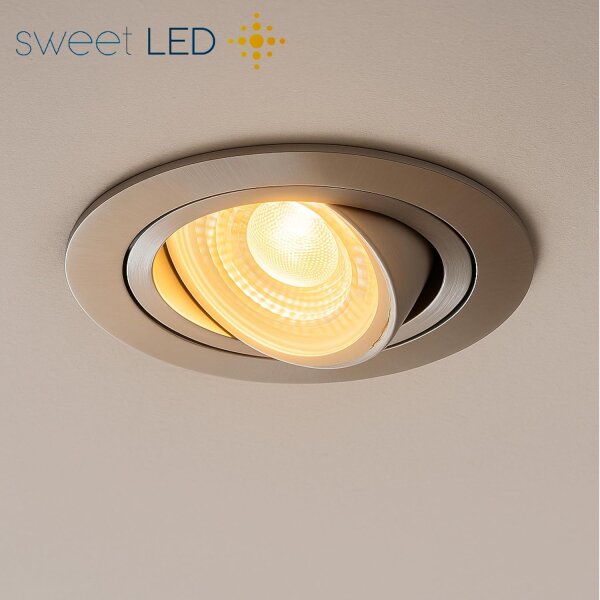 LED-Modul 5W Warmweiß 320lm Ø50mm, 20mm Flach – 4er Set Keramik-Module als Ersatz für GU10 Spots