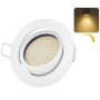LED Einbaustrahler 230V 5W Dimmbar | 3000K Deckeneinbaustrahler
