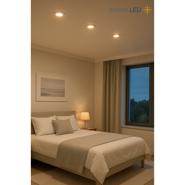 6er Set LED GU10 Lampe 5W Warmweiß (3000K) 430lm | 230V Leuchten Halogen Ersatz