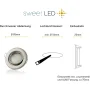 LED Einbaustrahler GU10 5W 230V | 12er Spots Set Deckenstrahler Schwenkbar 3000K