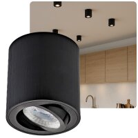 LED Aufbauspot GU10 dimmbar schwenkbar 7W warmweiß...